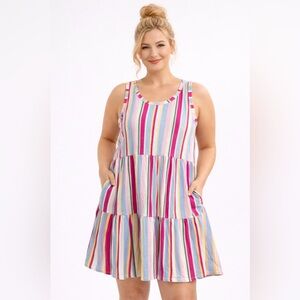 GAP Multicolor Striped Tank Top